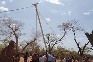 AIO Solar Street Light Project  - In Africa