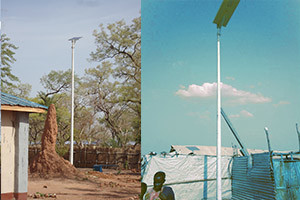 AIO Solar Street Light Project  - In Africa