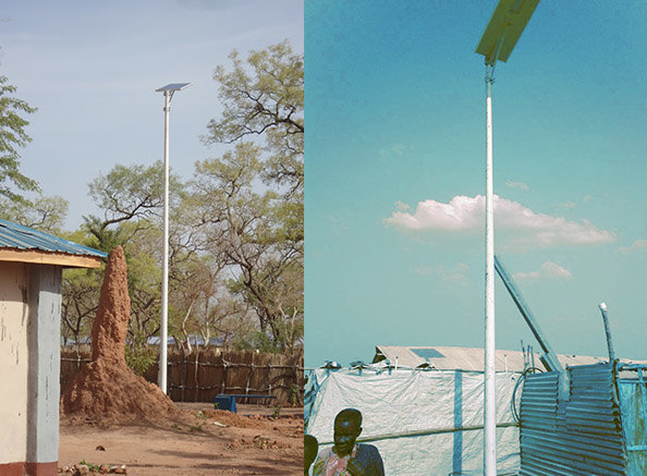 一体化太阳能路灯工程 &nbsp;- 非洲