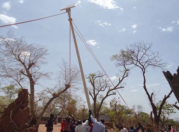 一体化太阳能路灯工程 &nbsp;- 非洲